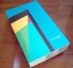 Nexus7 2013が届く1