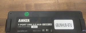 ANKERのUSB3.0 高速9+1ポートハブを使う4